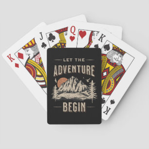 Let the adventure begin playing cards