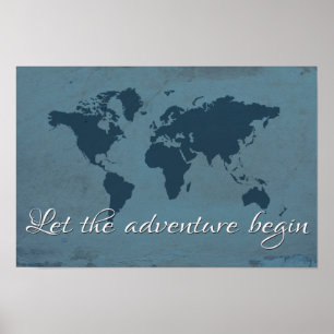 Let the adventure begin poster