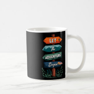 Let The Adventure Begin Summer Vacation Camp Campi Coffee Mug