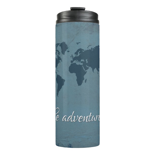 Let the adventure begin thermal tumbler (Front)