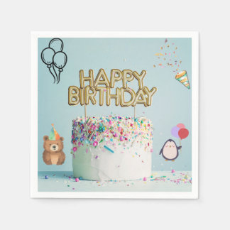 Let the birthday party get going with our napkins