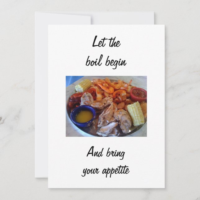 LET THE BOIL BEGIN INVITATION (Front)