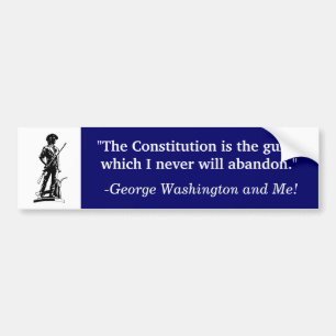 Let the Constitution be your Guide Bumper Sticker