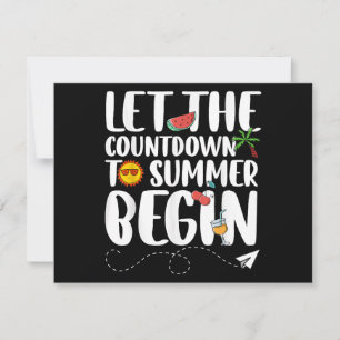 Let The Countdown To Summer Begin, Funny Back To S