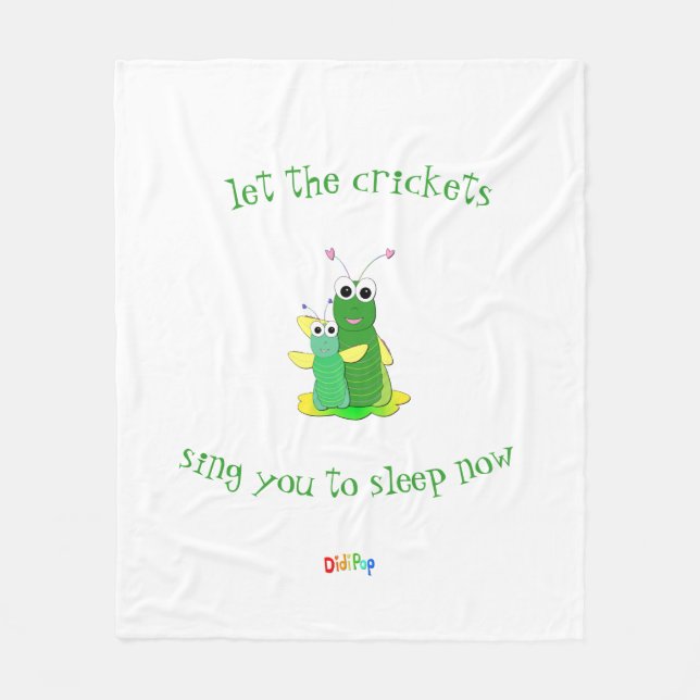 Let the Crickets Sing You to Sleep Blanket (Front)