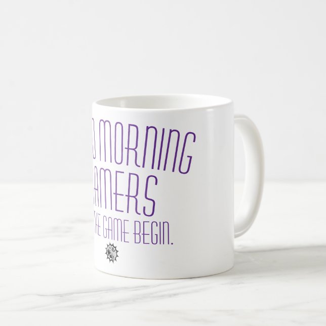Let The Game Begin Gamer Quote Coffee Mug (Front Right)