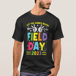 Let The Games Begin Field Day 2023 Kids Boys Girls T-Shirt
