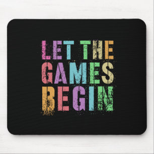 Let The Games Begin School's Out Field Day Legend Mouse Pad