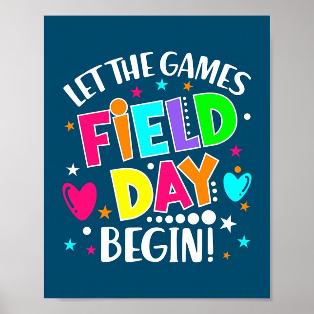 Let The Games Field Day Begin  Poster (Front)
