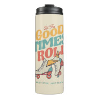 LET THE GOOD TIMES ROLL 80s RETRO ROLLER SKATE