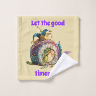 Let The Good Times Roll Mardi Gras Bath Towel Set