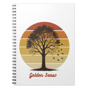 Let the Gourd Times Roll Autumn Design Notebook