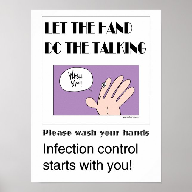 Let the Hand Do the Talking poster (Front)