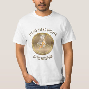 Let the Horns Whisper Jazz Quote T-Shirt