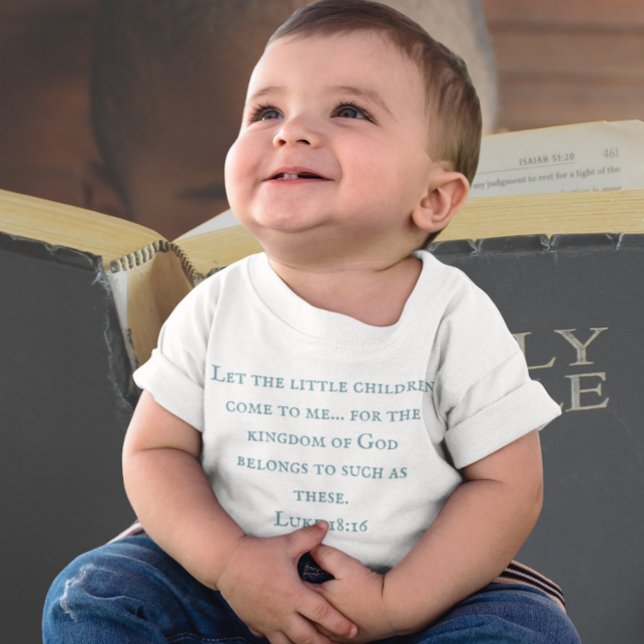 Let the little children come to me... baby bodysuit (Creator Uploaded)