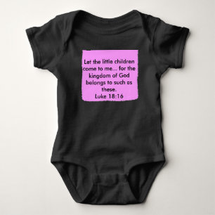 Let the little children come to me... baby bodysuit