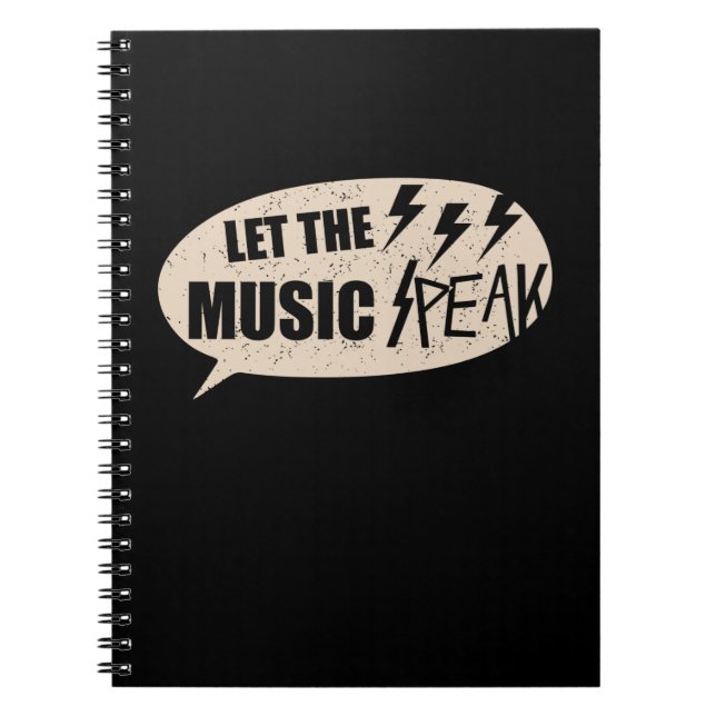 Let The Music Peak Notebook (Front)