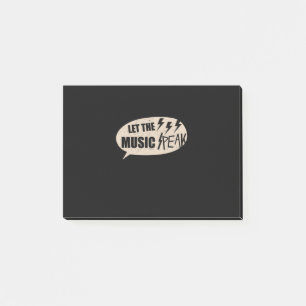 Let The Music Peak Post-it Notes