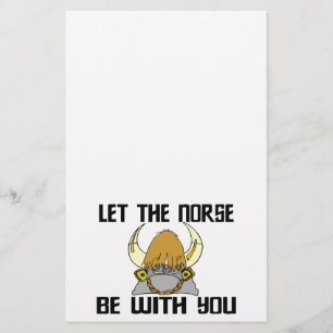 Let The Norse Be With You Stationery