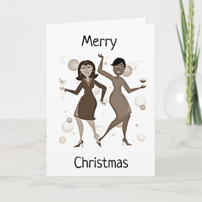 LET THE PARTY BEGIN **MERRY CHRISTMAS** HOLIDAY CARD (Front)