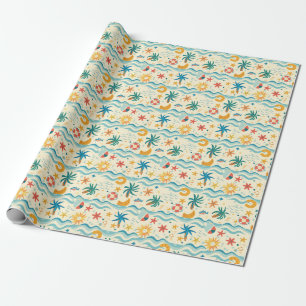 Let The Sea Set You Free And The Sun Kiss You Wrapping Paper