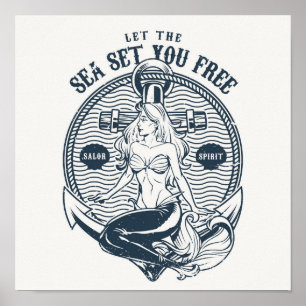 Let the Sea Set You Free Poster