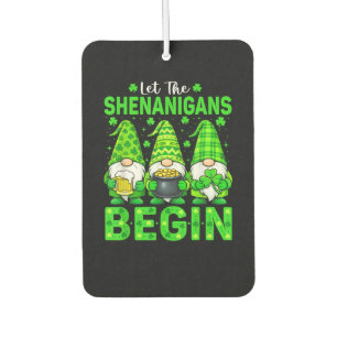 Let The Shenanigans Begin Car Air Freshener