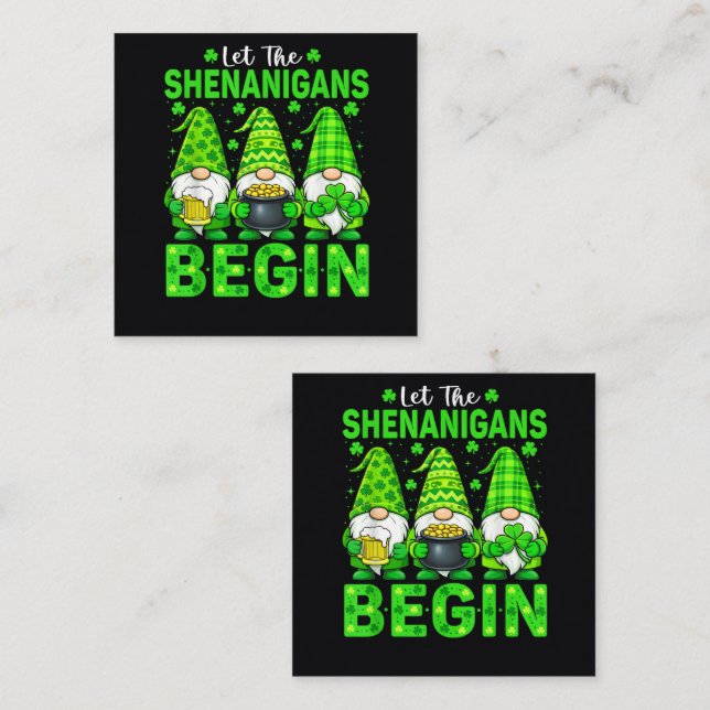 Let The Shenanigans Begin Card (Front/Back)