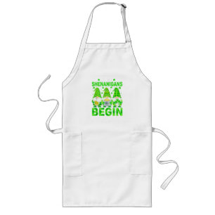 Let The Shenanigans Begin Long Apron
