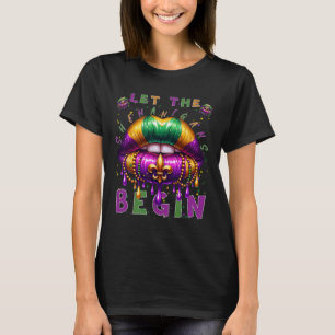 Let The Shenanigans Begin Mardi Gras Lips Kids Men T-Shirt