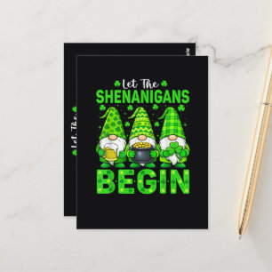 Let The Shenanigans Begin Postcard