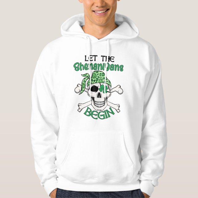 Let The Shenanigans Begin St. Patrick's Day Hoodie (Front)