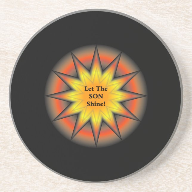 Let The Son Shine 3 Coaster (Front)