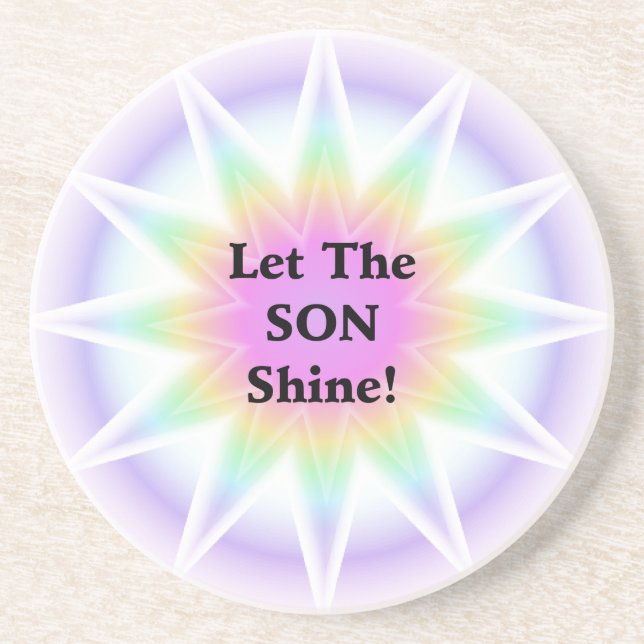 Let The Son Shine Coaster (Front)