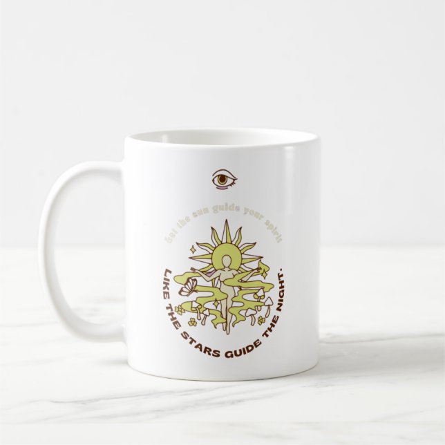 Let the Sun Guide Coffee Mug (Left)