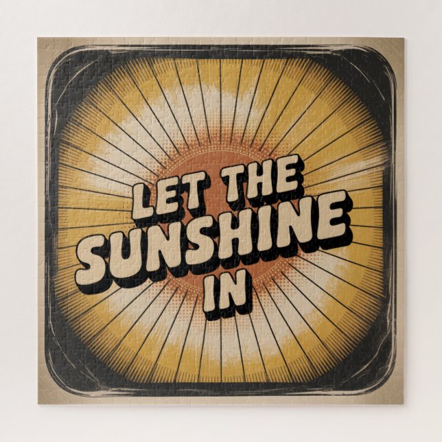 Let The Sunshine In Jigsaw Puzzle (Vertical)