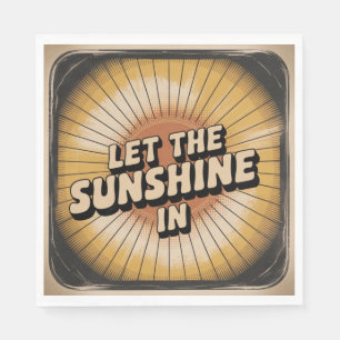 Let The Sunshine In Napkin