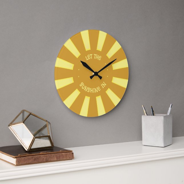 Let the Sunshine in 🌞 Wall Clock (Office)