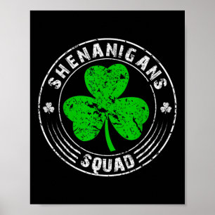 Let The The Shenanigans Begin St Patricks Day Wome Poster