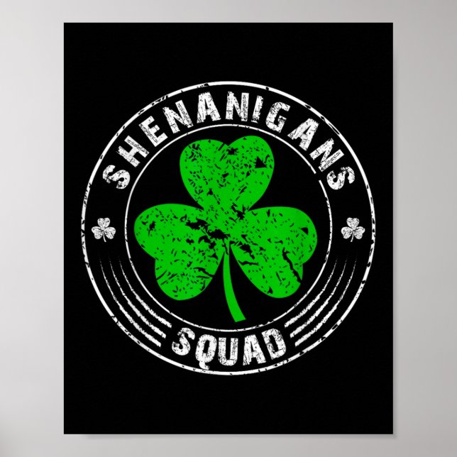 Let The The Shenanigans Begin St Patricks Day Wome Poster (Front)
