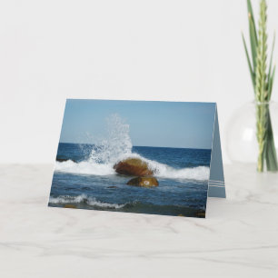 Let the water dance card