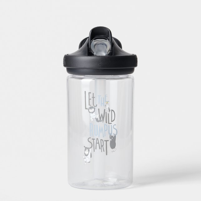 Let the Wild Rumpus Start Water Bottle (Front)