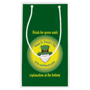 Let the world become green small gift bag