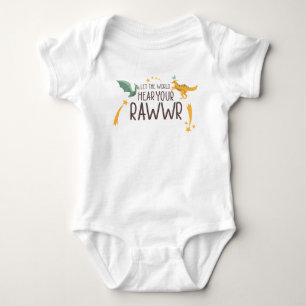 Let the World Hear Your Roar Baby Bodysuit