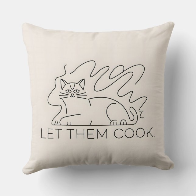 Let Them Cook Cushion (Back)
