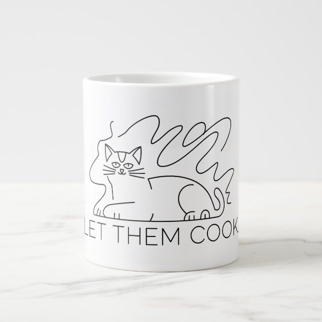 Let Them Cook Large Coffee Mug (Front)