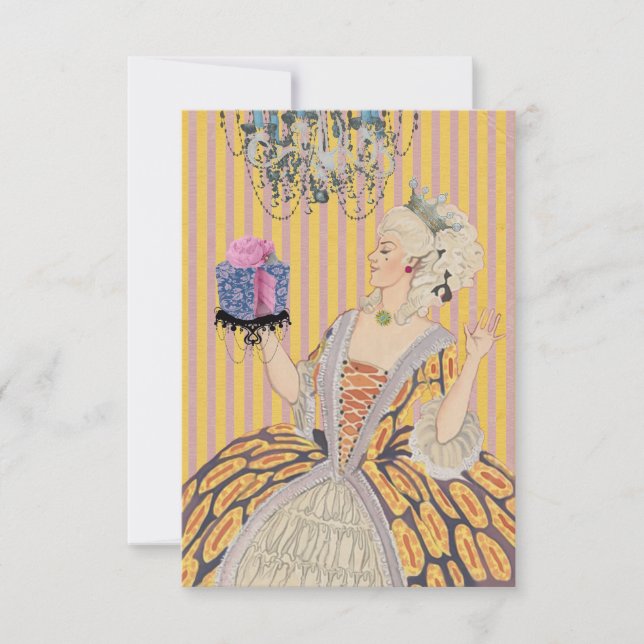 Let them Eat Cake ~  Invitations / RSVP (Front)