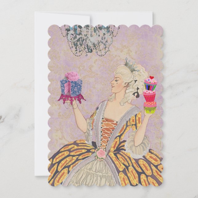 Let them Eat Cake ~  Invitations / RSVP (Front)