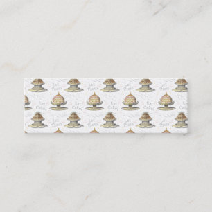 Let Them Eat Cake Vintage French Marie Antoinette Mini Business Card