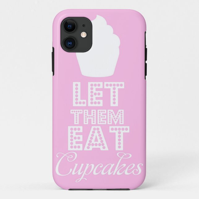 Let Them Eat Cupcakes Case-Mate iPhone Case (Back)